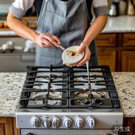 燃气灶清洁小技巧，焕然一新！