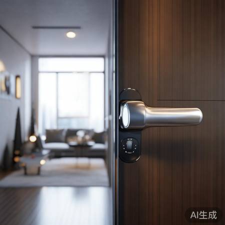 别墅生活新选择：对开门指纹锁，安全与便捷并存