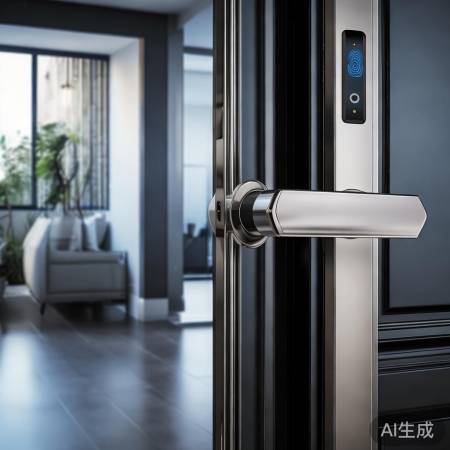 别墅生活新选择：对开门指纹锁，安全与便捷并存