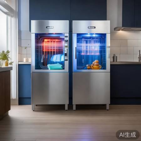 消毒柜消毒，高温臭氧，保健康。