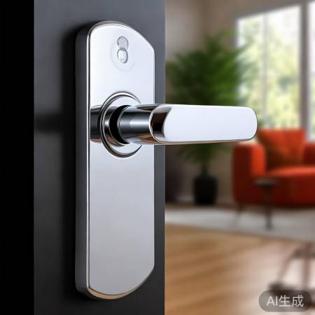 智能锁把手框架图纸解析与设计要点