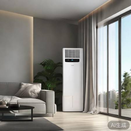 美的空气能，多样安装，空间小巧
