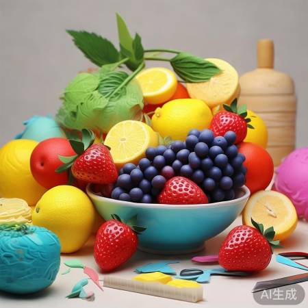 橡皮泥冰箱贴水果DIY教程，创意家居必备