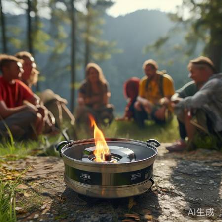 燃气灶单灶，户外烹饪好帮手。