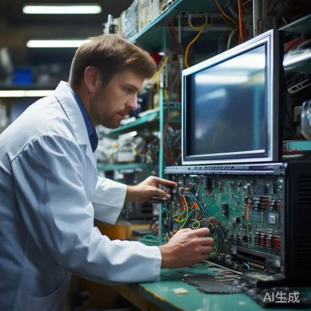 彩色电视机出现黑点问题解析及解决方法