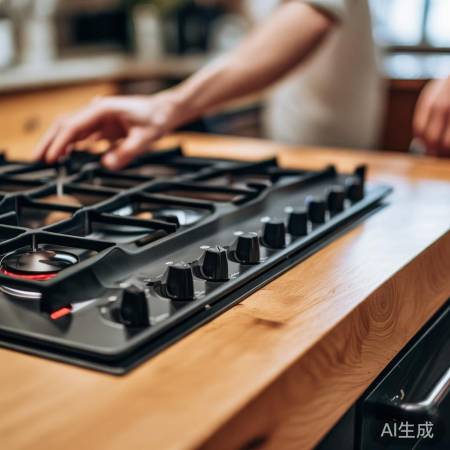 燃气灶安装：检查点火器灵敏，保