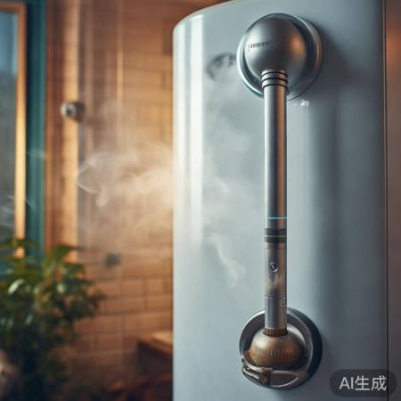 热水器加热管故障，水温异常。