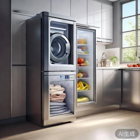冰箱洗衣机一体机，生活助手，预