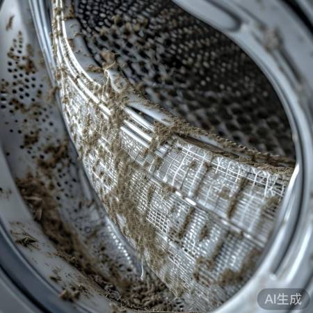 洗衣机滤网，防杂物，定期清理。