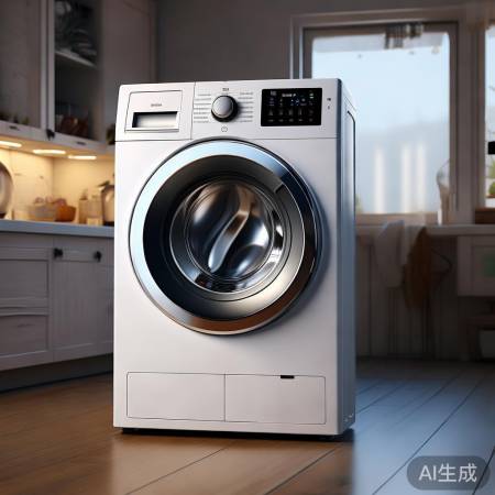 涡轮洗衣机，功率大洗得更净！