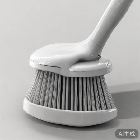 智能马桶清洁刷：细长圆弧头