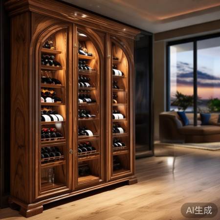 “优雅红酒柜，收藏之美尽展”