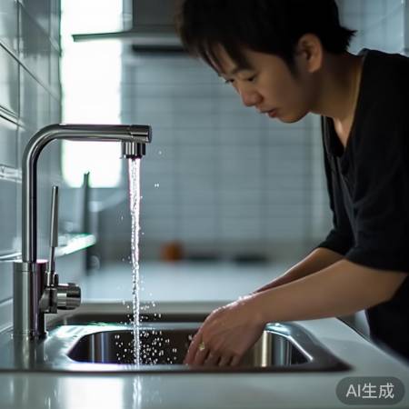 调节压力小窍门：水龙头调节观察