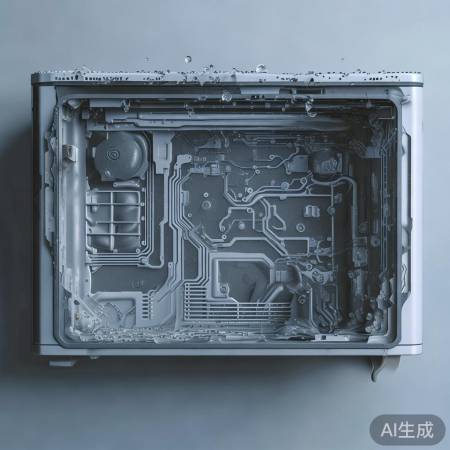 空调内机不宜直接冲洗，易短路、