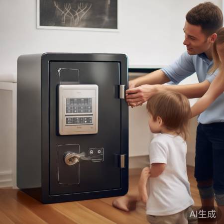 小型保险柜，安全存放现金首选方案