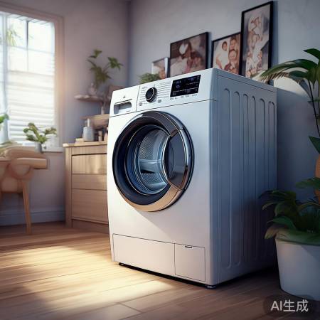 美的洗衣机，静音洗护，邻里和谐