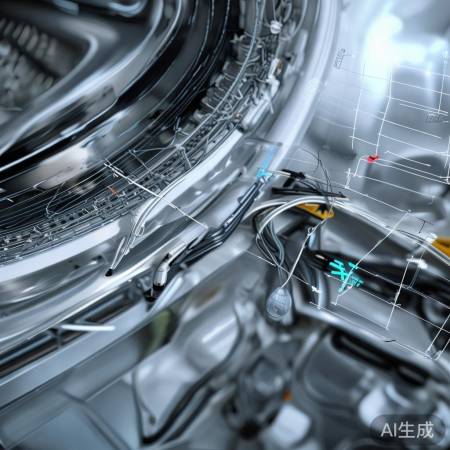 电机线：连接洗衣机电机与面板，