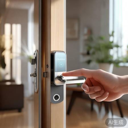 虎牌877指纹锁快如闪电，手机