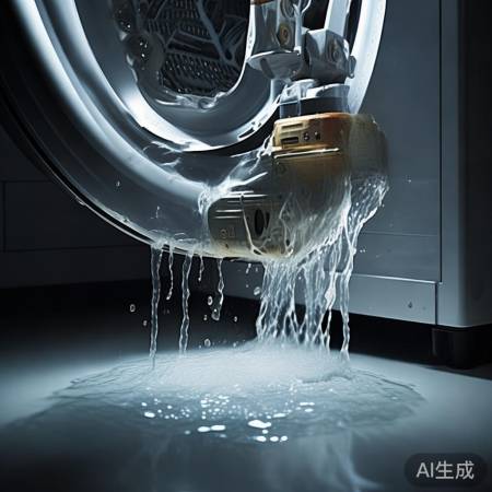 洗衣机电机进水，影响运转损坏风