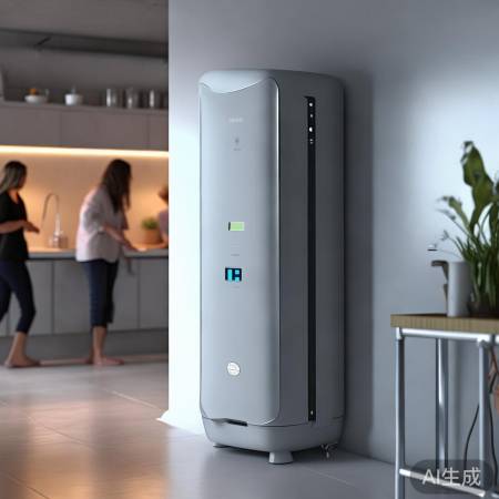 即热式热水器，小巧便捷，加热慢