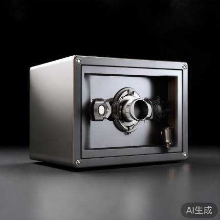 家用床头柜保险柜带钥匙，安全存储两不误