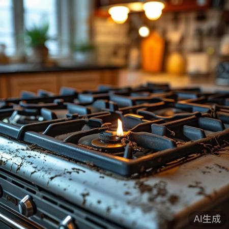 燃气灶点火器老化损坏需更换