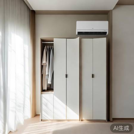 衣柜与挂机空调完美搭配,打造家居新风尚 衣柜与挂机空调完美搭配,打造家居新风尚