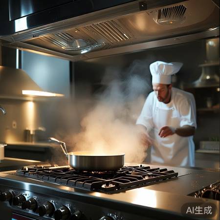 烹饪后，速开油烟机排油烟