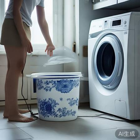 洗衣桶复位，试运行成功！