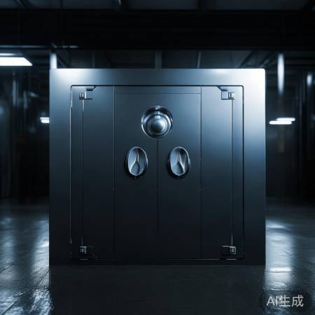 保险柜双开按钮显，图标明。