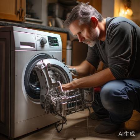 半拆洗洗衣机，动手锻炼好机会。