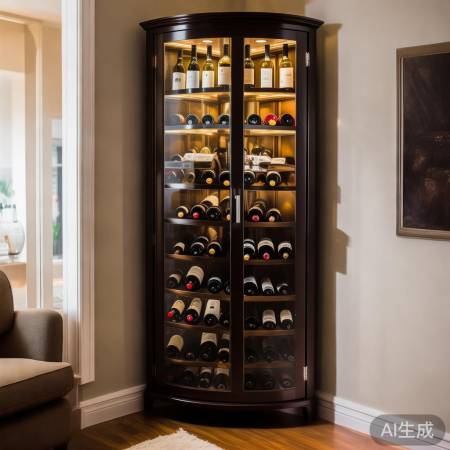 角落酒柜，空间利用佳