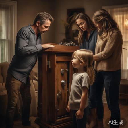 紧急情况下，保险柜位置密码告知