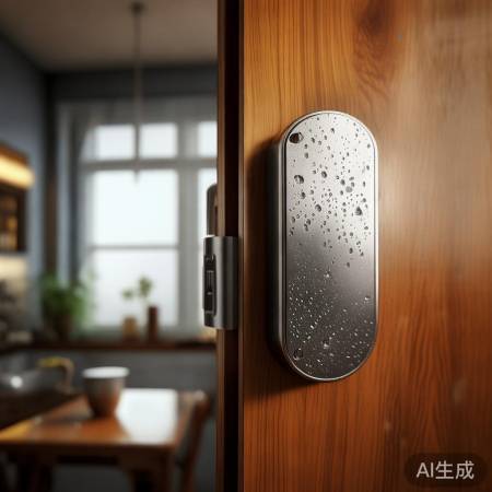 指纹锁勿湿态，保电效。