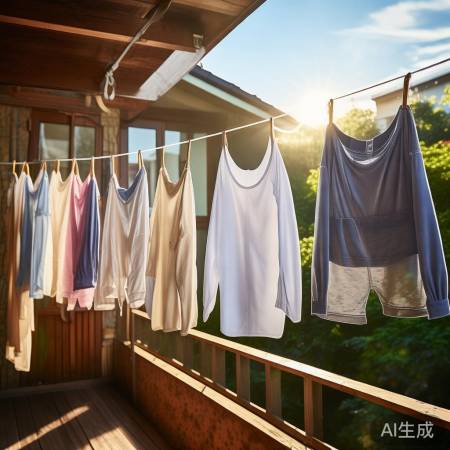 洗衣机晒衣技巧：衣物不变形的秘密