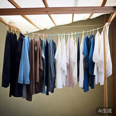 洗衣机晒衣技巧：衣物不变形的秘密