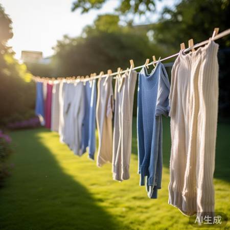 洗衣机晒衣技巧：衣物不变形的秘密