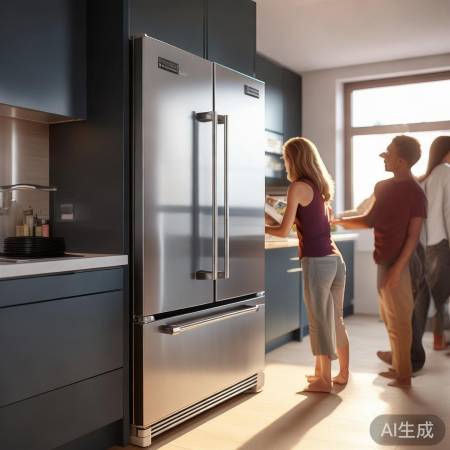 冰箱高度宜80-90厘米，方便