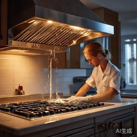 油烟机清洗保安全，厨房洁净防火