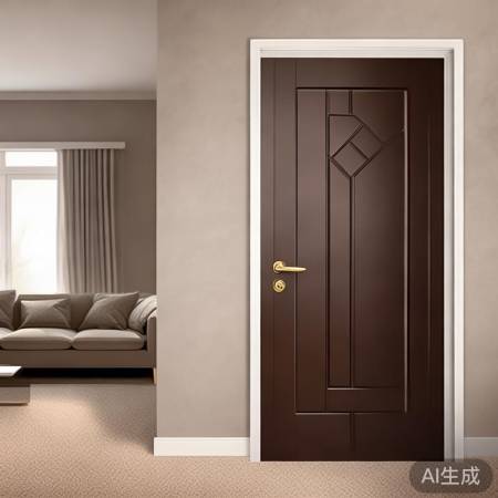 选门需协调，风格色调配室内。