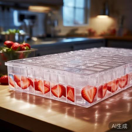 冰格水果茶冰块制作