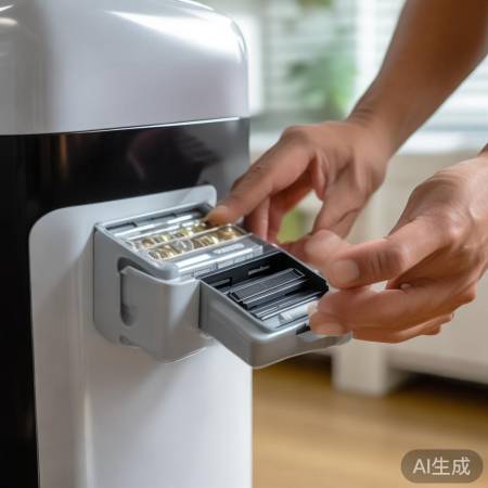 换新电池，正负极对准，热水器正