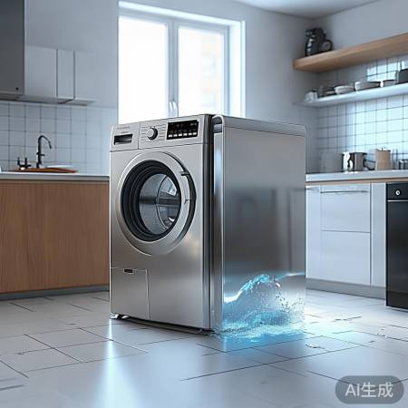 洗衣机水龙头后置，布局巧实用