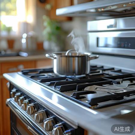 燃气灶清洁小技巧，通风排废。