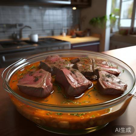 冷藏适温存卤牛肉，口感佳。