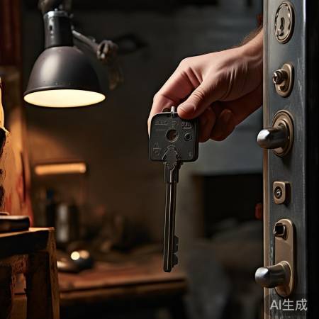 万能钥匙开防盗门，注意安全勿损