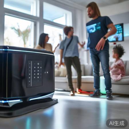 智能家居密码保险柜，安全便捷生