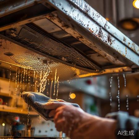 老干妈抽油烟机清洗技巧，轻松恢复亮丽如新