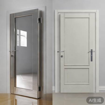 盼盼门，外观平整无瑕疵