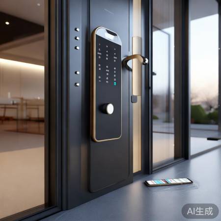 “智能锁防盗门，智能家居新宠。